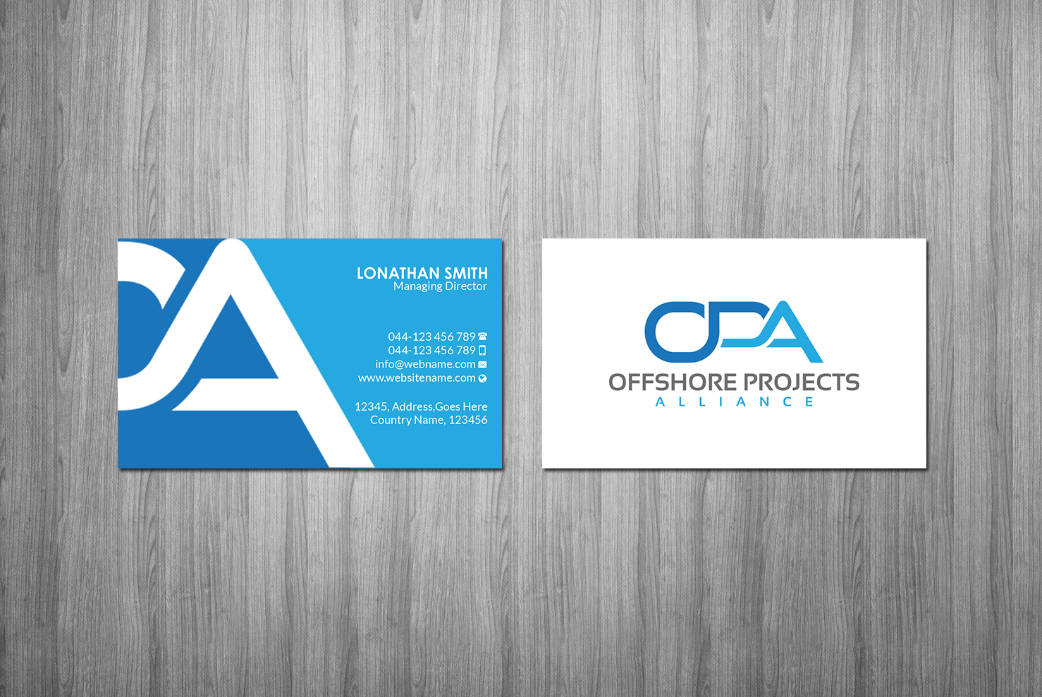 Business Card Design by Creations Box 2015 for this project | Design #22593051