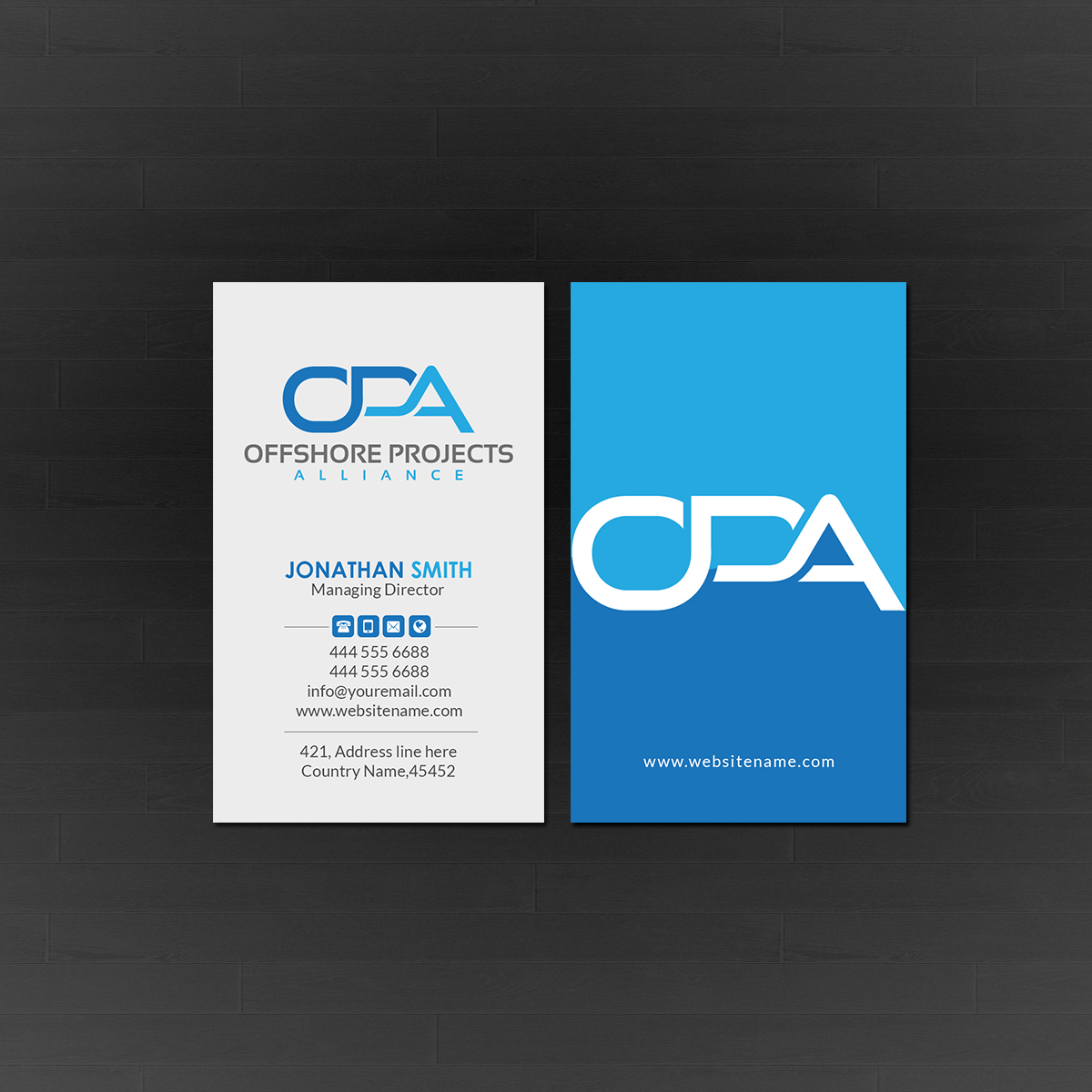 Business Card Design by Creations Box 2015 for this project | Design #22593055
