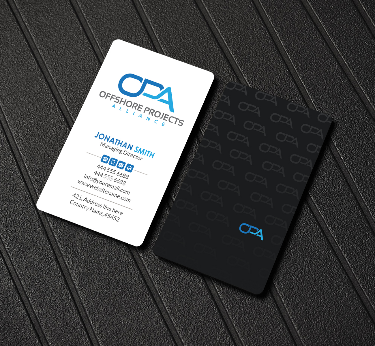 Business Card Design by Creations Box 2015 for this project | Design #22593057