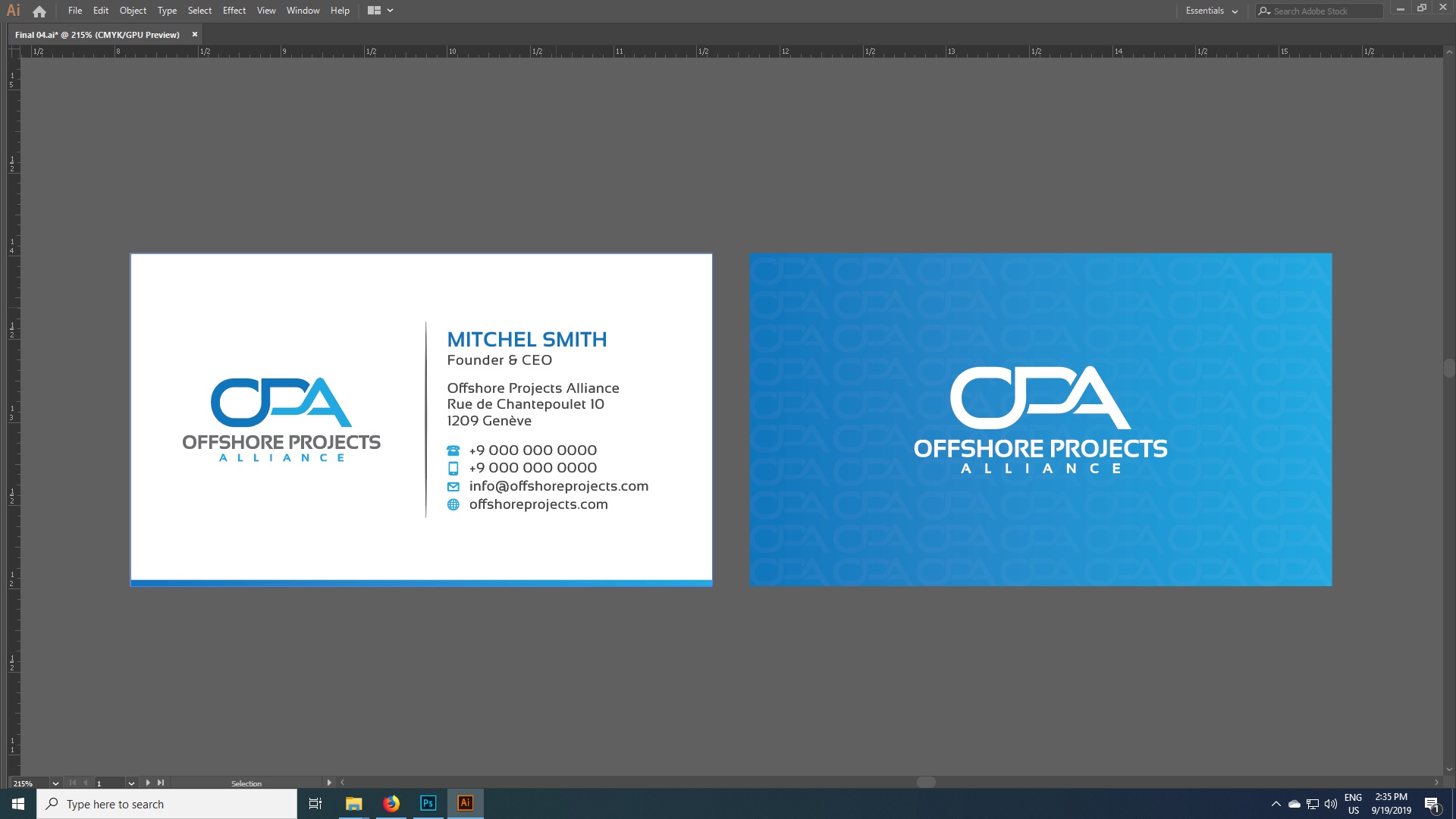 Business Card Design by Bold Pixels for this project | Design #22614563