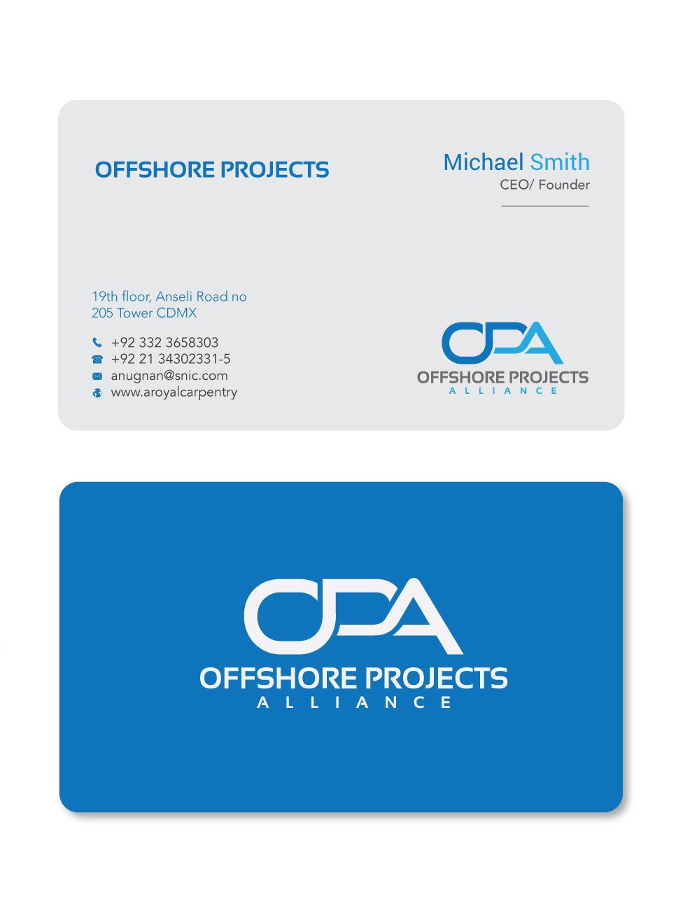 Business Card Design by zumur 2 for this project | Design #22581674