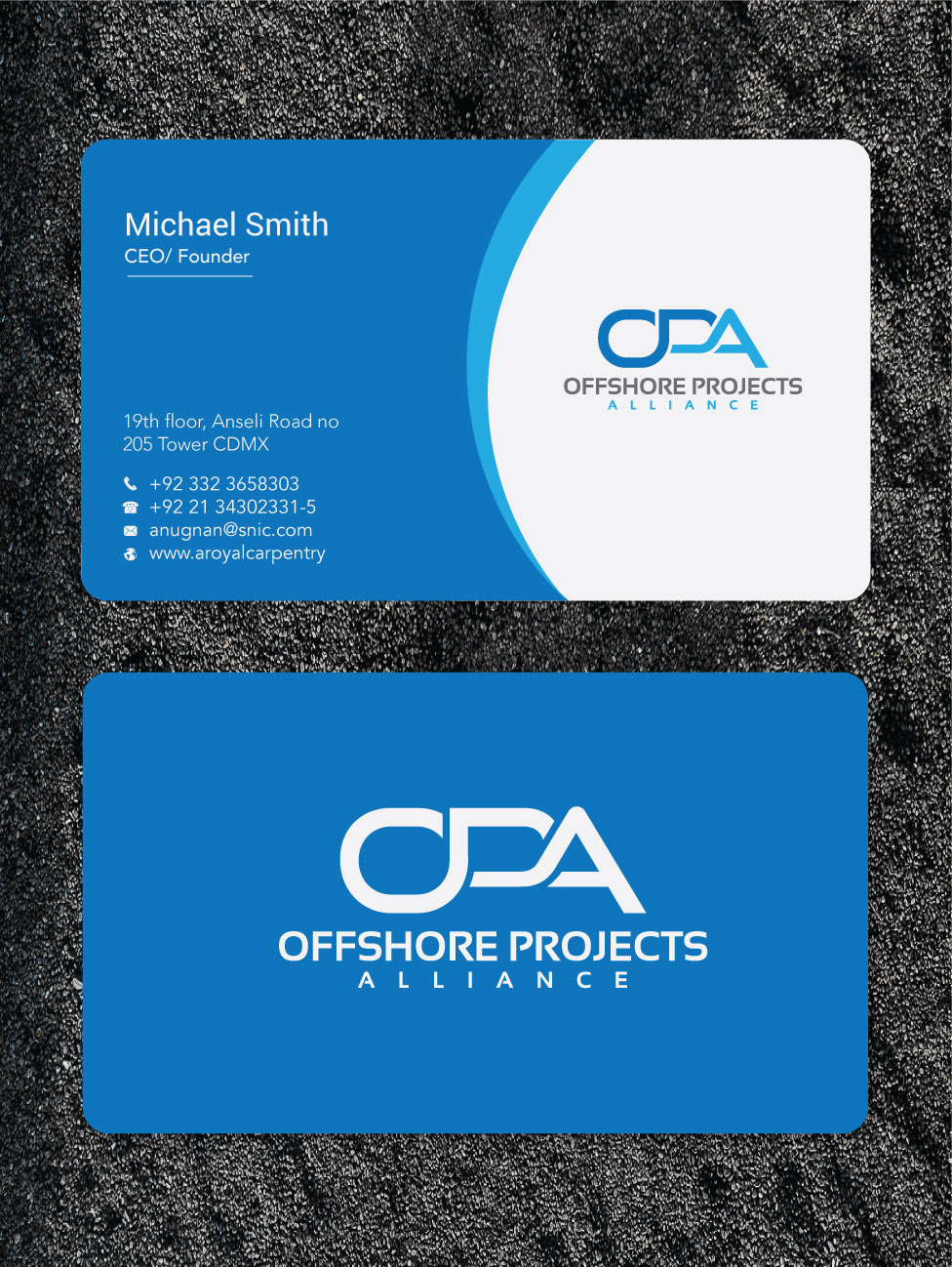 Business Card Design by zumur 2 for this project | Design #22582383