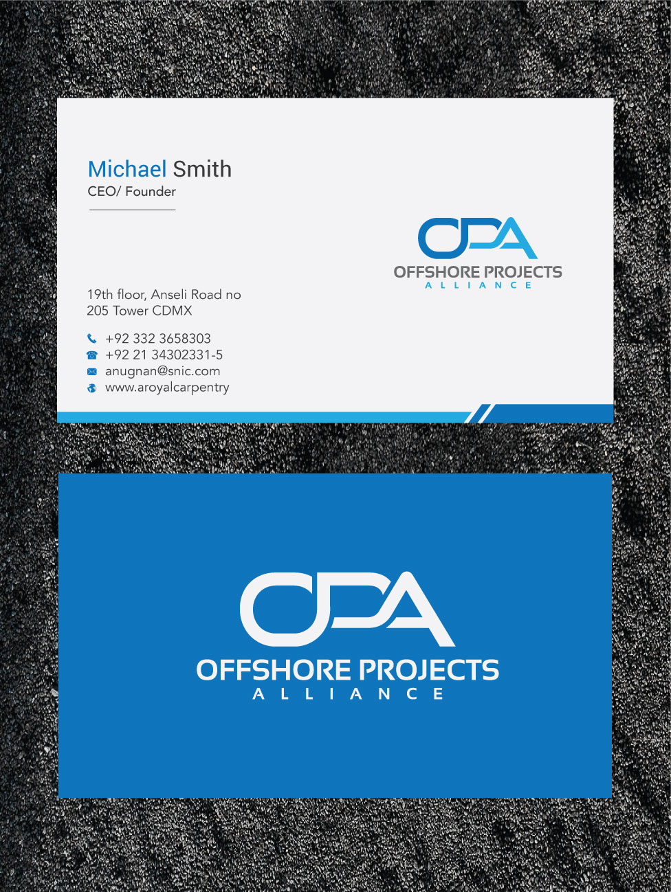 Business Card Design by zumur 2 for this project | Design #22582538