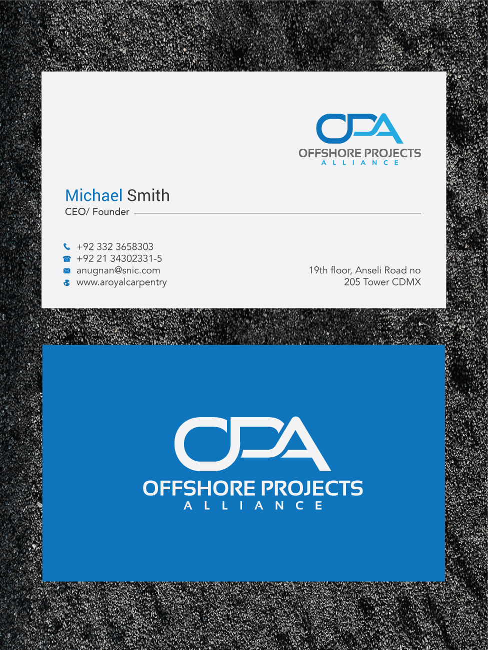 Business Card Design by zumur 2 for this project | Design #22582562