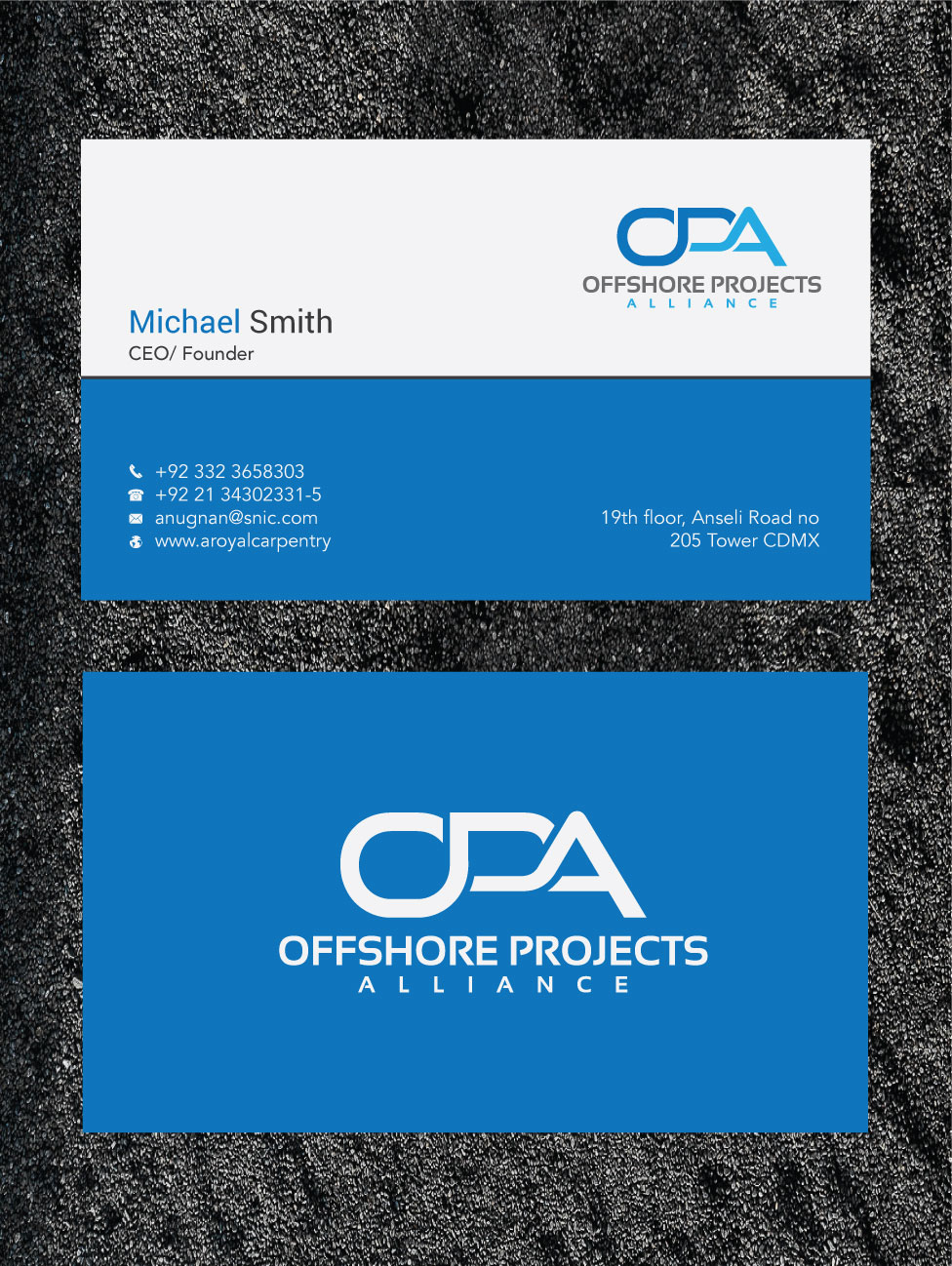 Business Card Design by zumur 2 for this project | Design #22582674