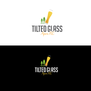 Tilted Glass Apex NC | Logo Design by Graphic Bricks