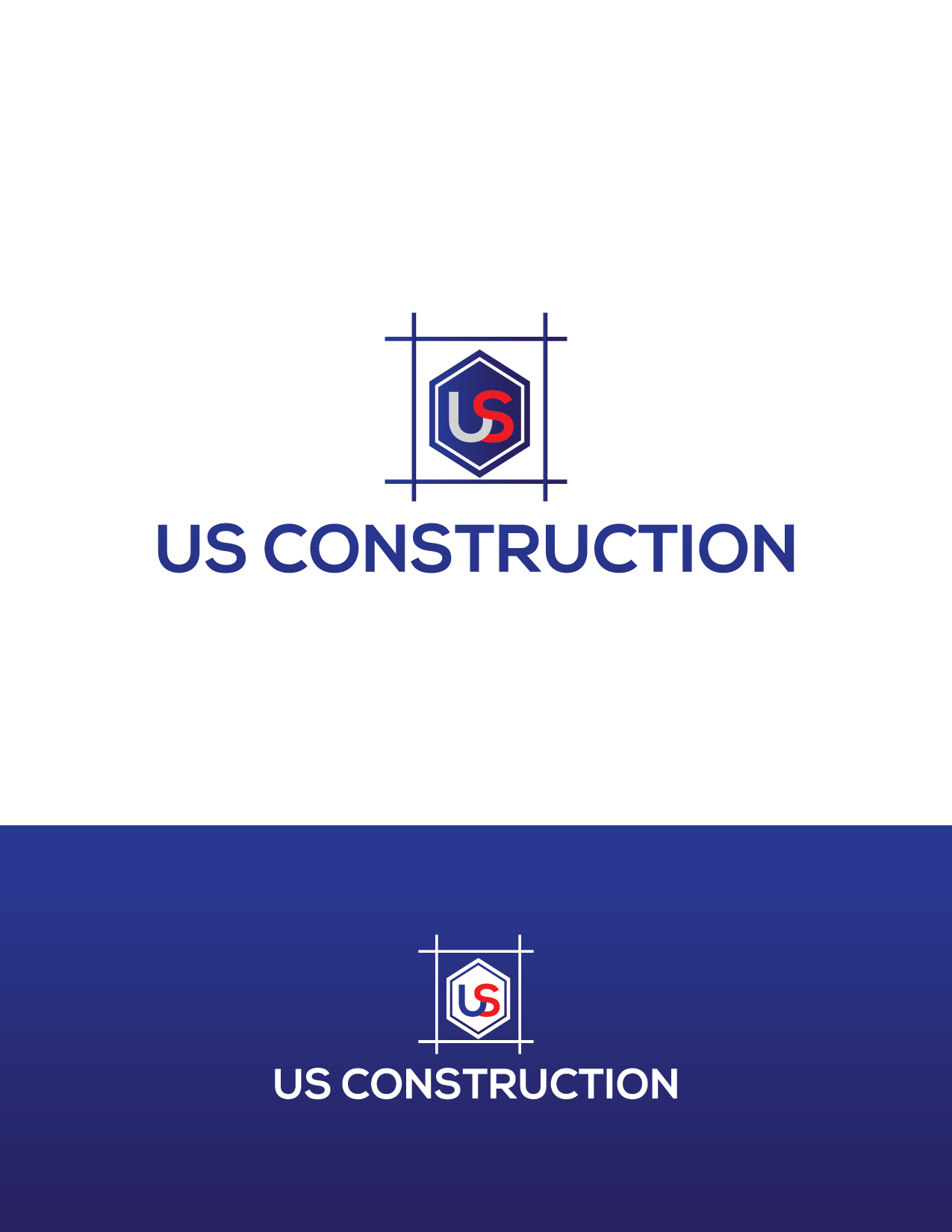 Logo Design by Farooq Zahid for US Construction & General Contracting, Inc. | Design #22592036
