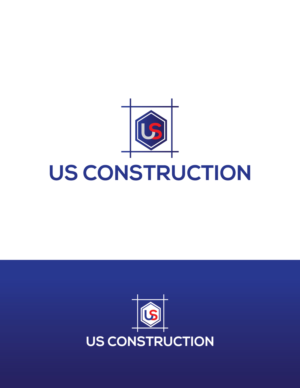 Logo Design by Farooq Zahid for US Construction & General Contracting, Inc. | Design: #22592036
