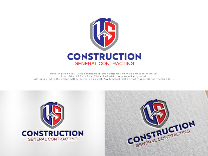 Logo Design by Vector_Power for US Construction & General Contracting, Inc. | Design: #22587043