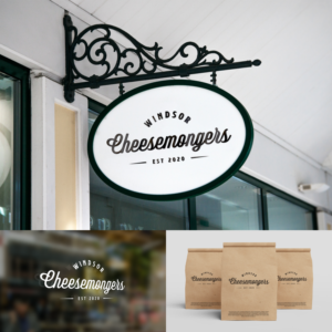 Windsor Cheesemongers | Logo Design by Paperfox Designs