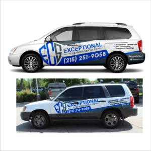 Car Wrap Design by DG+ for Exceptional Cleaning Services | Design: #22619870