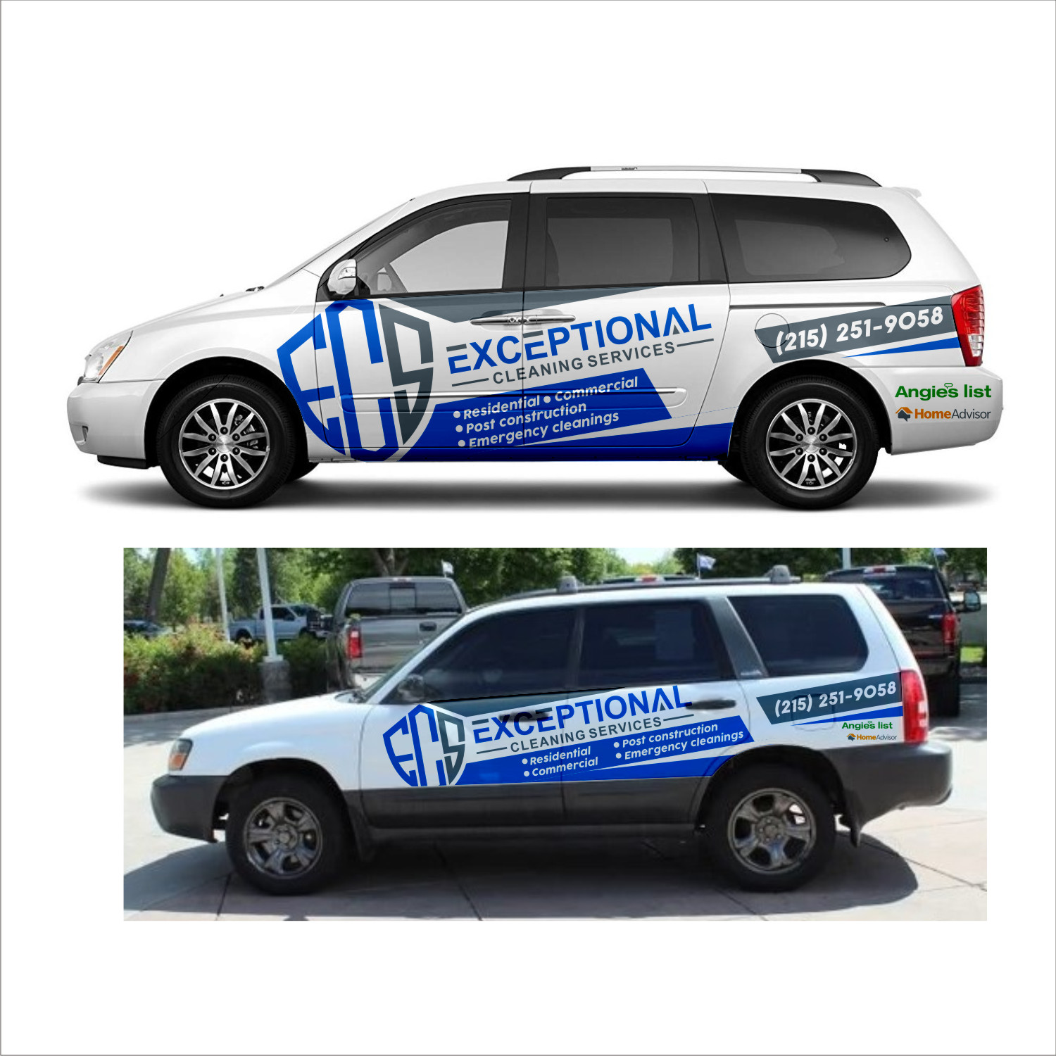 Car Wrap Design by DG+ for Exceptional Cleaning Services | Design #22619968
