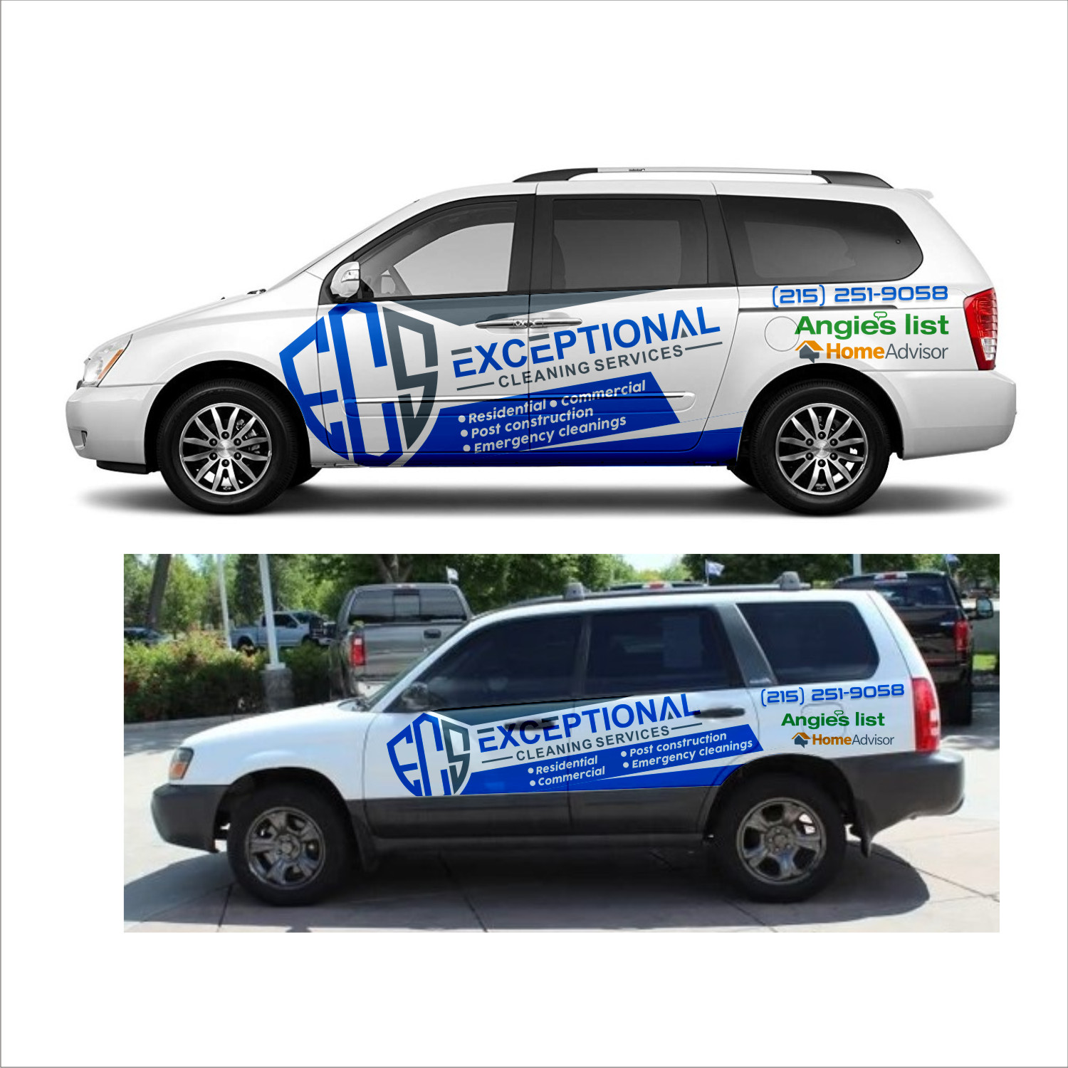 Car Wrap Design by DG+ for Exceptional Cleaning Services | Design #22619970