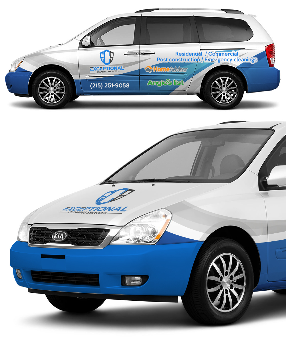Car Wrap Design by YERR® for Exceptional Cleaning Services | Design #22595212