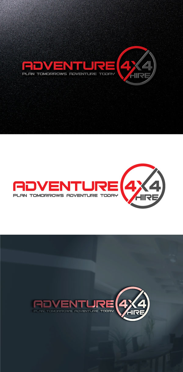 Logo-Design von akterkhadijars für Adventure 4x4 hire | Design #22592644