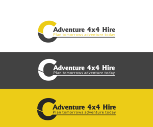 Logo Design by yozikurnia777 for Adventure 4x4 hire | Design #22595489