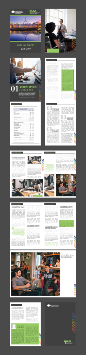 Update Annual Report Layout in IN-Design | Grafik-Design von AnneWanjiku