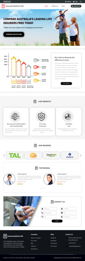 Wordpress Design by Infobliz Technologies for this project | Design: #22637394