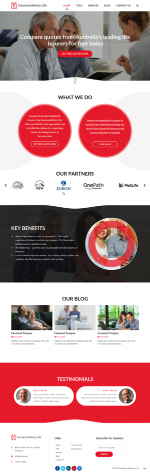 Wordpress Design by pb for this project | Design: #22601750