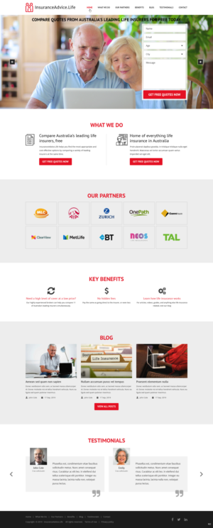 Wordpress Design by pb for this project | Design: #22626384