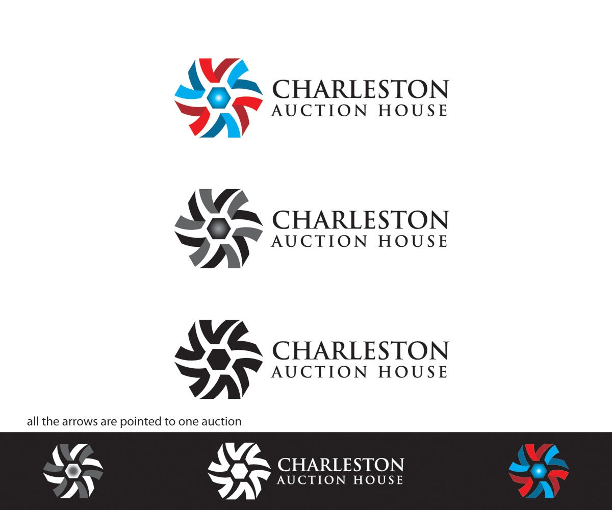 Logo Design by Rflames for Charleston Auction House | Design #3042971