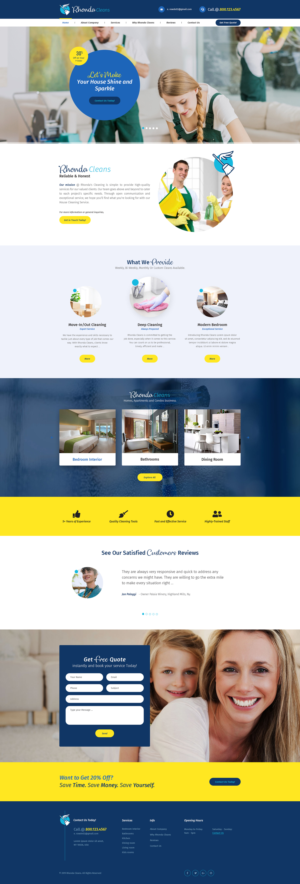 exciting cleaing project | Diseño Web por Ved Web Services