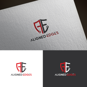 "AlignedEdges" or "AE" | Logo Design by sankar999