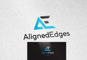 "AlignedEdges" or "AE" | Logo Design by IdentsArt