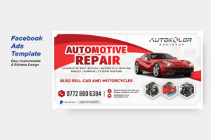 Diseño de Facebook por Bhushan jha para Autokolor Bodyshop | Diseño: #22637829