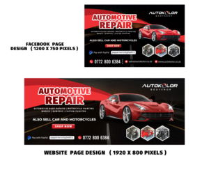 Facebook-Design von Bhushan jha für Autokolor Bodyshop | Design: #22684193