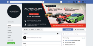 Facebook-Design von Aplimac  Graphics für Autokolor Bodyshop | Design: #22703807
