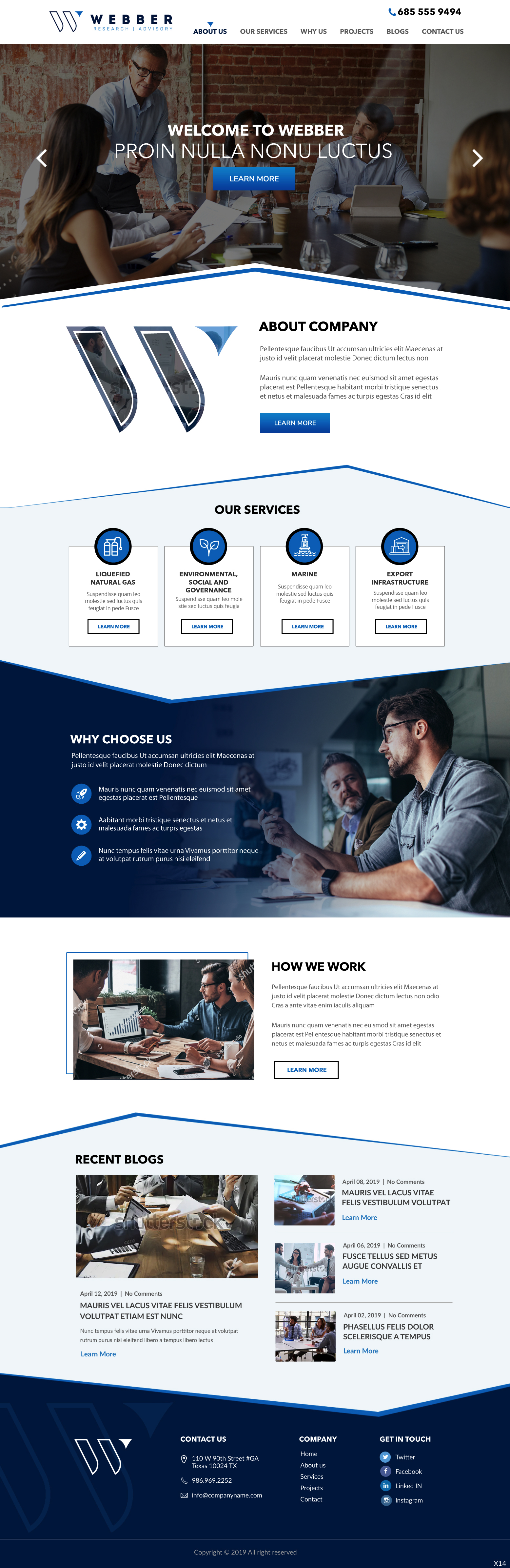 Web-Design von pb für Webber Research & Advisory LLC | Design #22601823