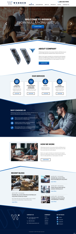 Web Design by pb for Webber Research & Advisory LLC | Design: #22601823