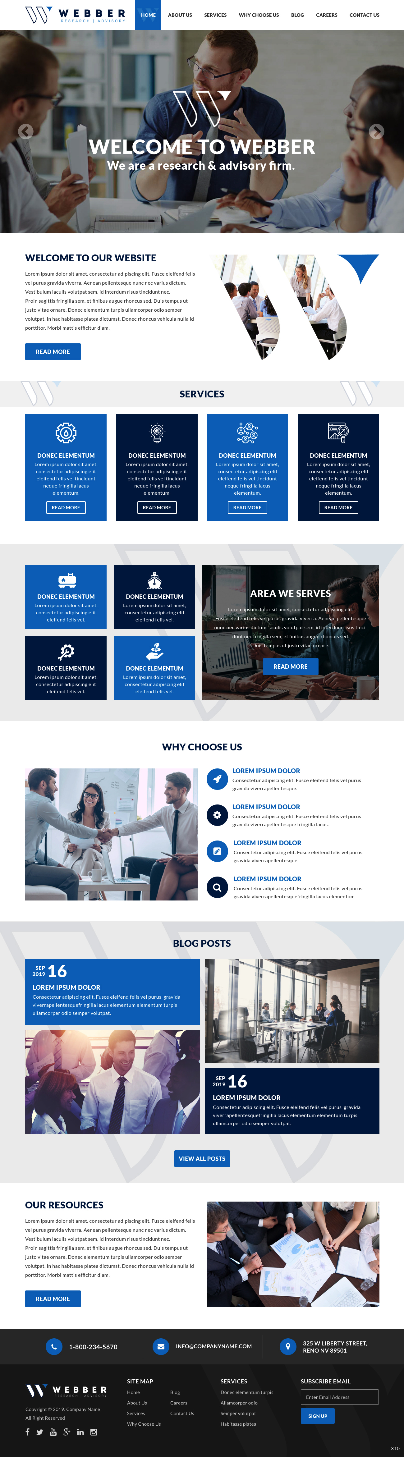 Web Design par pb pour Webber Research & Advisory LLC | Design #22610125
