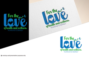 For the love of health and wellness.  Dietitian & Nutritionist | Logo Design by Juli creation