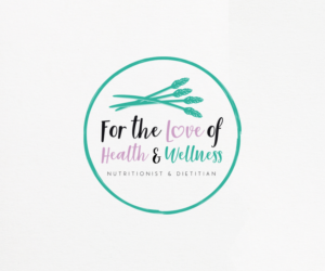 For the love of health and wellness.  Dietitian & Nutritionist | Logo Design by H-H Arts