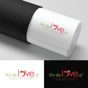 For the love of health and wellness.  Dietitian & Nutritionist | Logo Design by Rii