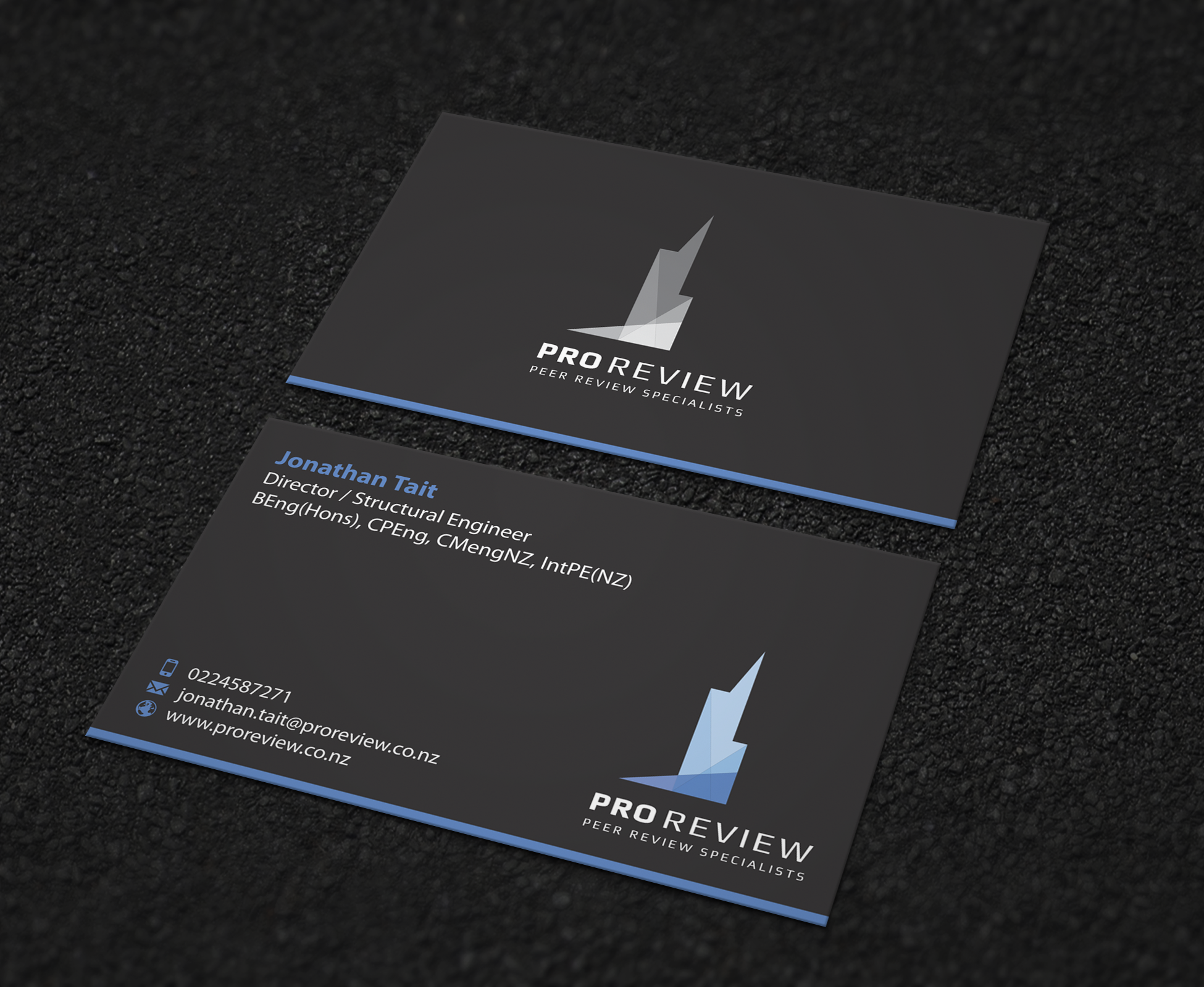 Diseño de Tarjeta de Presentación por teddie80 para Pro Review | Diseño #22632149