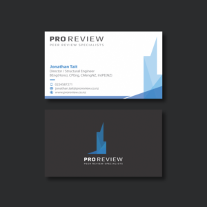 Diseño de Tarjeta de Presentación por teddie80 para Pro Review | Diseño: #22641551