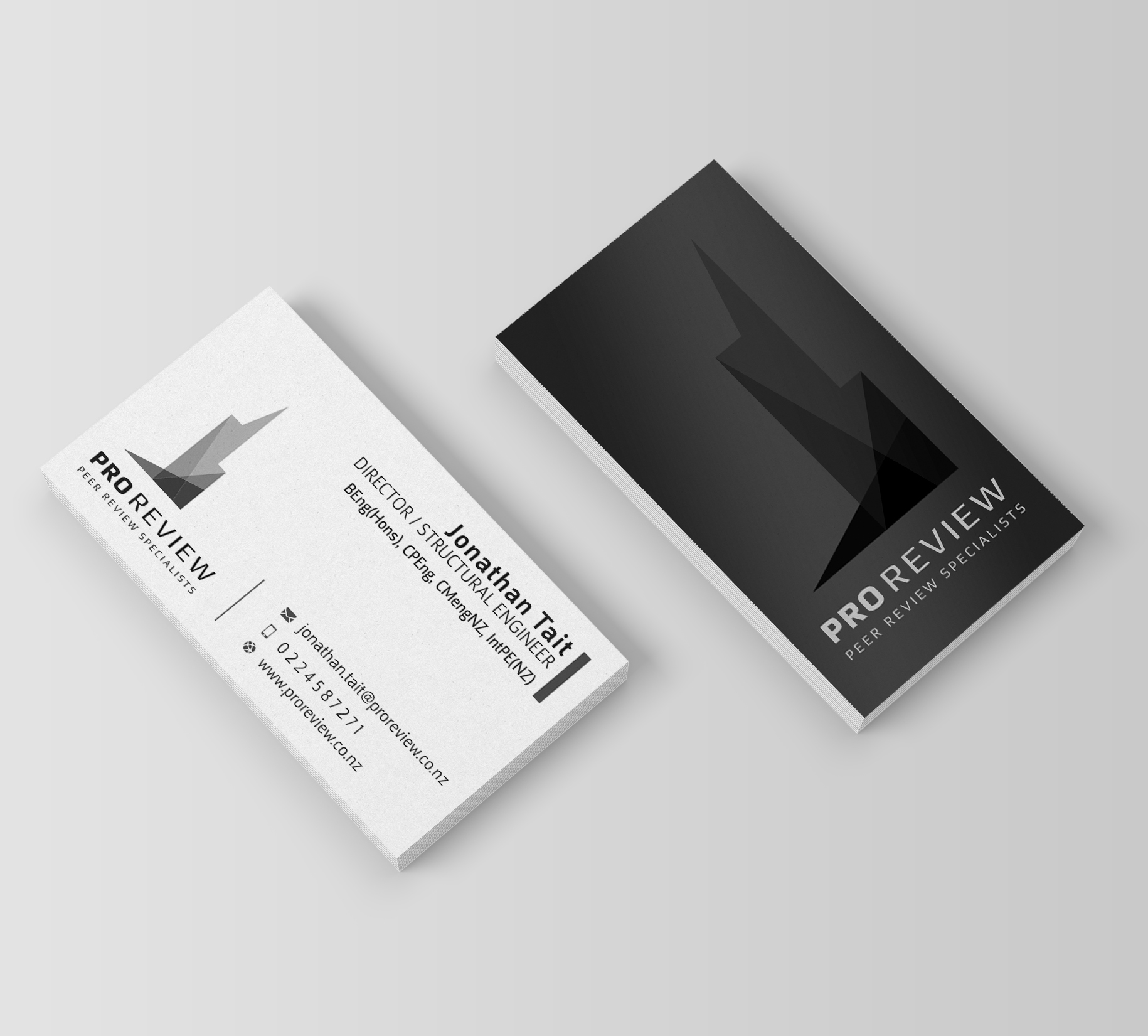 Diseño de Tarjeta de Presentación por Ana White para Pro Review | Diseño #22647483