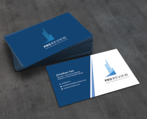 New business card for civil engineering company - "Pro Review" | Diseño de Tarjeta de Presentación por AbyJohns