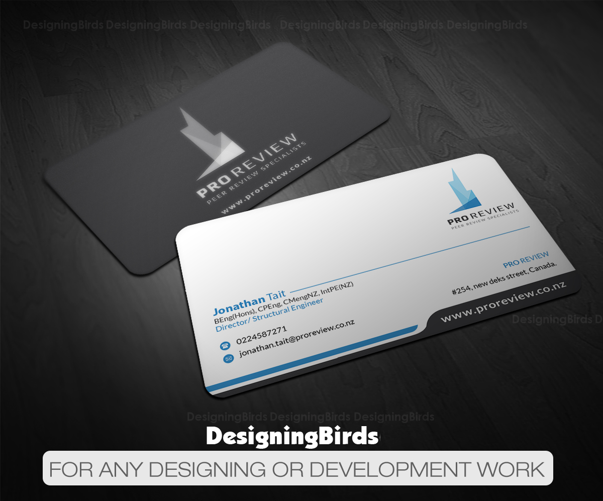 Business Card Design by Designing Birds for Pro Review | Design #22595861