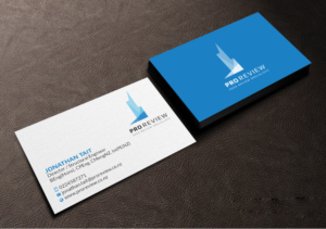 Visitenkarten-Design von Creations Box 2015 für Pro Review | Design: #22600106