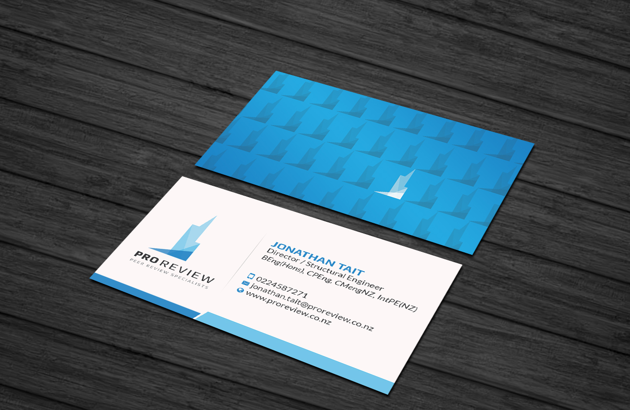 Diseño de Tarjeta de Presentación por Creations Box 2015 para Pro Review | Diseño #22600113
