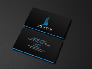 Visitenkarten-Design von Creations Box 2015 für Pro Review | Design: #22600127