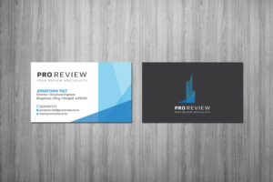 Visitenkarten-Design von Creations Box 2015 für Pro Review | Design: #22600130