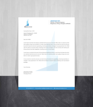 Visitenkarten-Design von Creations Box 2015 für Pro Review | Design: #22601330