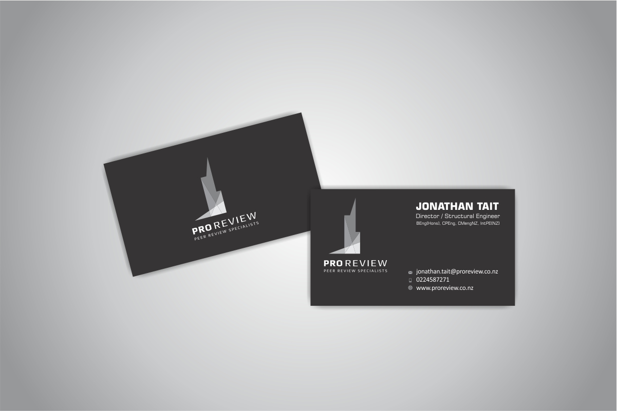 Business Card Design by Dave Paresh for Pro Review | Design #22616373