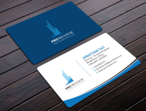 New business card for civil engineering company - "Pro Review" | Visitenkarten-Design von Tripti Ranjan Gain