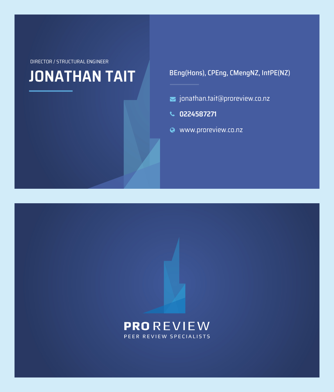 Business Card Design by KV_16 for Pro Review | Design #22596913